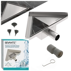 Odpływ narożny trójkątny 20...