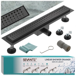 Odpływ liniowy 70 cm czarny...