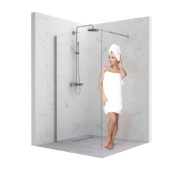 Ścianka prysznicowa walk-in 90x195cm chrom SP032 ETNA SEVANTE
