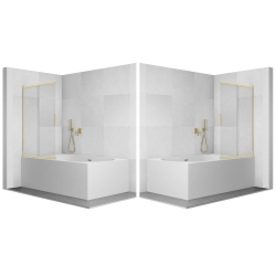 Parawan nawannowy przesuwny dwuczęściowy 80x150cm złoty PN032 MITIS SEVANTE