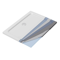 Brodzik prysznicowy prostokątny 140x70cm biały z syfonem BR032 SLIM SEVANTE