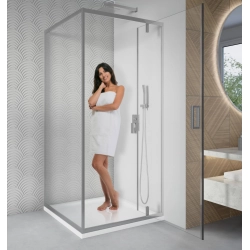 Kabina prysznicowa kwadratowa 90x90cm chrom KB037 IBERIS SEVANTE