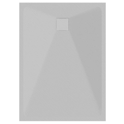 Brodzik prysznicowy prostokątny 120X70cm szary z syfonem BR112 STONE SEVANTE
