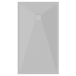 Brodzik prysznicowy prostokątny 140X70cm szary z syfonem BR113 STONE SEVANTE