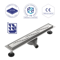 Odpływ liniowy obrotowy 90 cm inox OL028 FLAT SEVANTE
