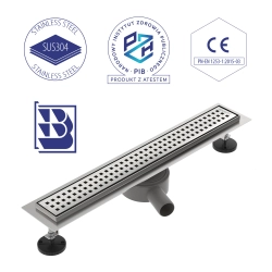 Odpływ liniowy obrotowy 60 cm inox OL025 FLAT SEVANTE
