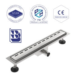 Odpływ liniowy 60 cm inox OL010 FLAT SEVANTE
