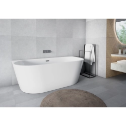 Wanna wolnostojąca owalna z syfonem 150x75x58cm LOGE WW025 SEVANTE