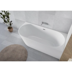 Wanna wolnostojąca owalna prawa z syfonem 150x75x58cm DIONE WW027 SEVANTE