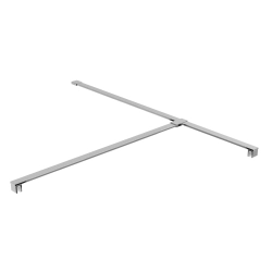 Wspornik do kabiny krzyżowy 60x80cm CHROME WS013 SEVANTE