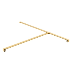 Wspornik do kabiny krzyżowy 60x80cm GOLD WS015 SEVANTE
