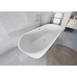 Wanna wolnostojąca ryflowana uniwersalna z syfonem 170x75x56 cm DOLCE WW30 SEVANTE