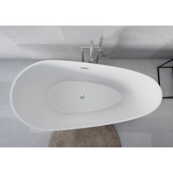 Wanna wolnostojąca ryflowana uniwersalna z syfonem 170x85x58 cm RIVIERA WW032 SEVANTE
