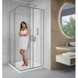 Kabina prysznicowa kwadratowa 90x90cm chrom KB002 VOLTA SEVANTE