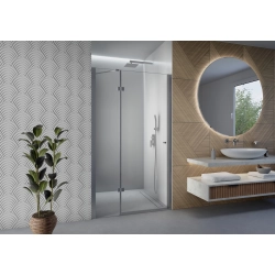 Drzwi prysznicowe do wnęki uchylne 80x190cm chrom SW074 ISALO SEVANTE