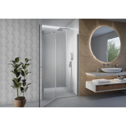 Drzwi prysznicowe do wnęki uchylne 80x190cm chrom SW074 ISALO SEVANTE