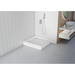 Brodzik prysznicowy kwadratowy 90x90cm biały z syfonem BR141 COMFORT SEVANTE