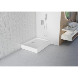 Brodzik prysznicowy prostokątny 80x100cm biały z syfonem BR164 COMFORT SEVANTE