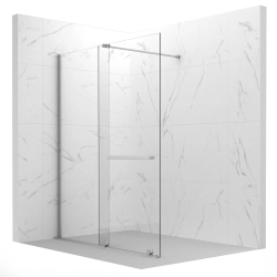 Ścianka prysznicowa walk-in 120x195cm chrom SP039 ERIS SEVANTE