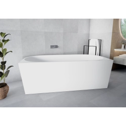 Wanna wolnostojąca ryflowana uniwersalna z syfonem 170x80x58 cm BELLAGIO WW033 SEVANTE