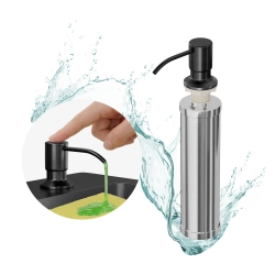 Dozownik płynu do mycia naczyń 250ml czarny...