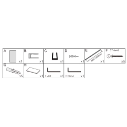 Ścianka prysznicowa walk-in 120x195cm chrom SP22 ETNA SEVANTE