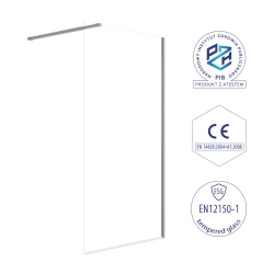 Ścianka prysznicowa walk-in 120x195cm chrom SP22 ETNA SEVANTE