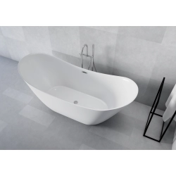 Wanna wolnostojąca owalna z syfonem 180x78x69cm ATOL WW021 SEVANTE