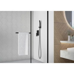 Ścianka prysznicowa walk-in 100x195cm czarna SP041 ERIS SEVANTE