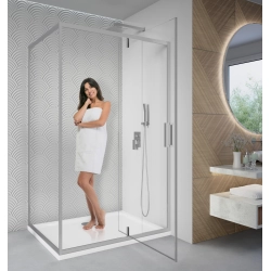 Kabina prysznicowa prostokątna 120x90cm chrom KB167 IBERIS SEVANTE