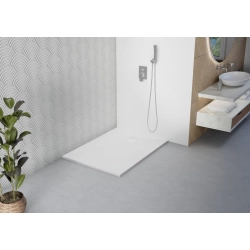 Brodzik prysznicowy prostokątny 90X70cm biały z syfonem BR044 STONE SEVANTE