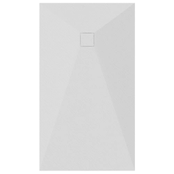 Brodzik prysznicowy prostokątny 100X90cm biały z syfonem BR084 STONE SEVANTE