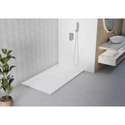 Brodzik prysznicowy prostokątny 140X90cm biały z syfonem BR090 STONE SEVANTE