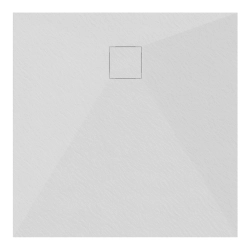 Brodzik prysznicowy kwadratowy 90x90cm biały z syfonem BR082 STONE SEVANTE
