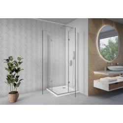 Kabina prysznicowa kwadratowa 80x80cm chrom KB011 IWAKI SEVANTE