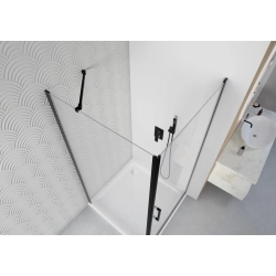 Wspornik do kabiny kątowy regulowany od 30 do 120cm czarny WS008 SEVANTE