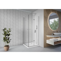 Kabina prysznicowa kwadratowa 90x90cm chrom KB015 IWAKI SEVANTE