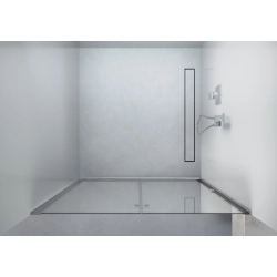 Drzwi prysznicowe do wnęki składane chrom 110x190cm SW033 HEKLA SEVANTE