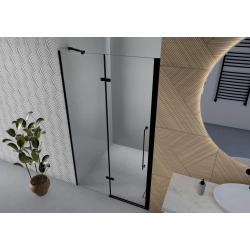 Drzwi prysznicowe do wnęki uchylne 70x190cm czarne SW061 ISALO SEVANTE