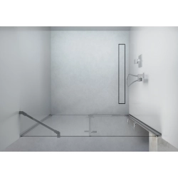 Drzwi prysznicowe do wnęki uchylne 70x190cm chrom SW072 ISALO SEVANTE