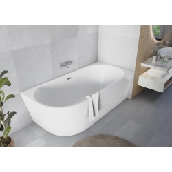 Wanna wolnostojąca owalna prawa z syfonem 170x80x58cm DIONE WW004 SEVANTE