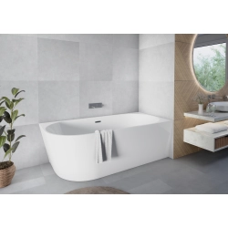 Wanna wolnostojąca owalna prawa z syfonem 170x80x58cm DIONE WW004 SEVANTE