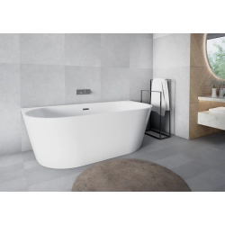 Wanna wolnostojąca owalna poszerzona z syfonem 170x90x58cm LOGE WW002 SEVANTE