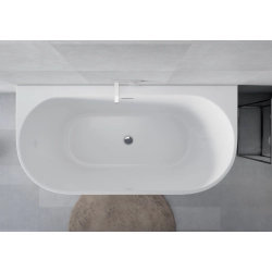 Wanna wolnostojąca owalna poszerzona z syfonem 170x90x58cm LOGE WW002 SEVANTE