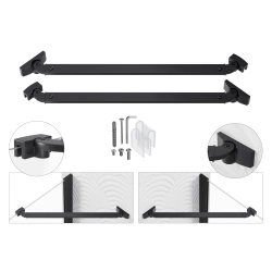 Wsporniki kątowe do kabiny BLACK WS001 2szt...