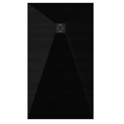Maskownica Pokrywa odpływu syfonu kwadratowa 12,5x12,5cm Czarny Mat PO003 SEVANTE