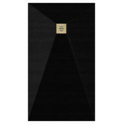 Maskownica Pokrywa odpływu syfonu kwadratowa 12,5x12,5cm Złota Satyna PO004 SEVANTE