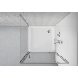 Kabina prysznicowa kwadratowa 90x90cm chrom KB037 IBERIS SEVANTE