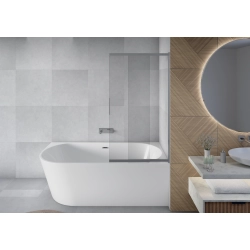 Parawan nawannowy przesuwny dwuczęściowy 100x150cm chrom PN028 MITIS SEVANTE