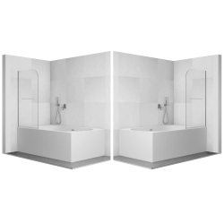 Parawan nawannowy składany jednoczęściowy z wieszakiem 100x140cm chrom PN018 SALIX SEVANTE